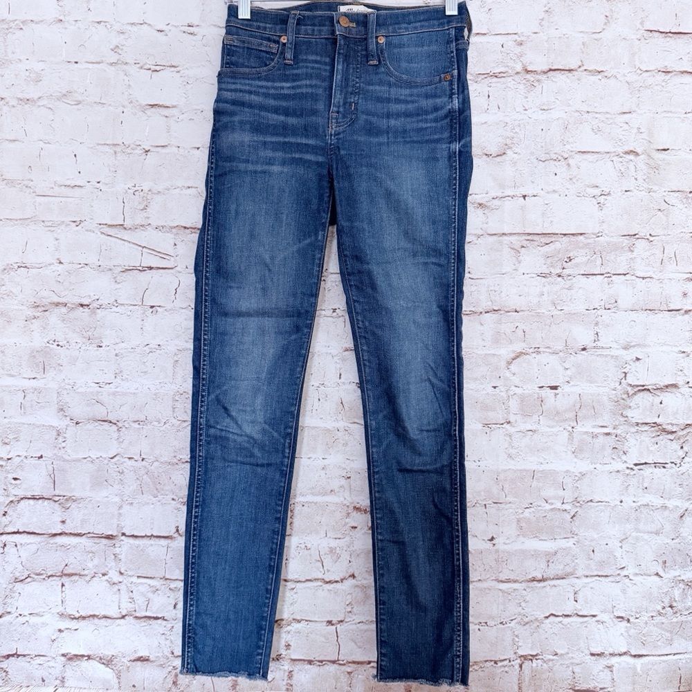 Madewell 9” high rise skinny jeans